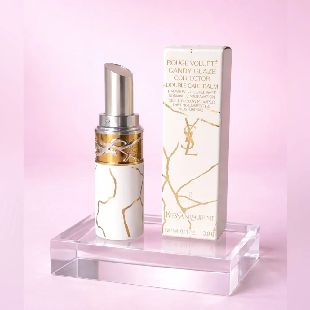 YSL Lash Clash Mascara 2mL + Candy Glaze Collector Balm Duo ✨ NIB Luxe Set 🎀